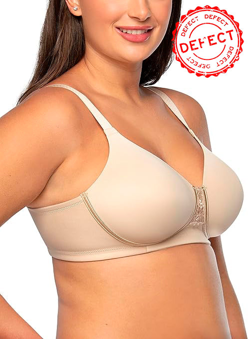 NWD VANITY FAIR Full Figure Beauty Back Smoothing Bra BEIGE 38DD