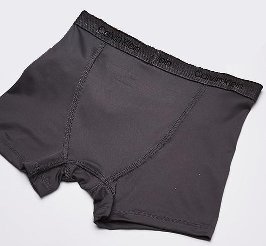 CALVIN KLEIN Boys Modern Cotton Boxer Brief Gray L (12/14)