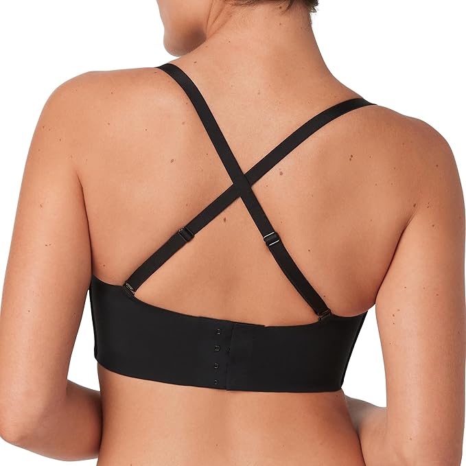 MAIDENFORM Pure Comfort Strapless, Stay-put Wireless BLACK M