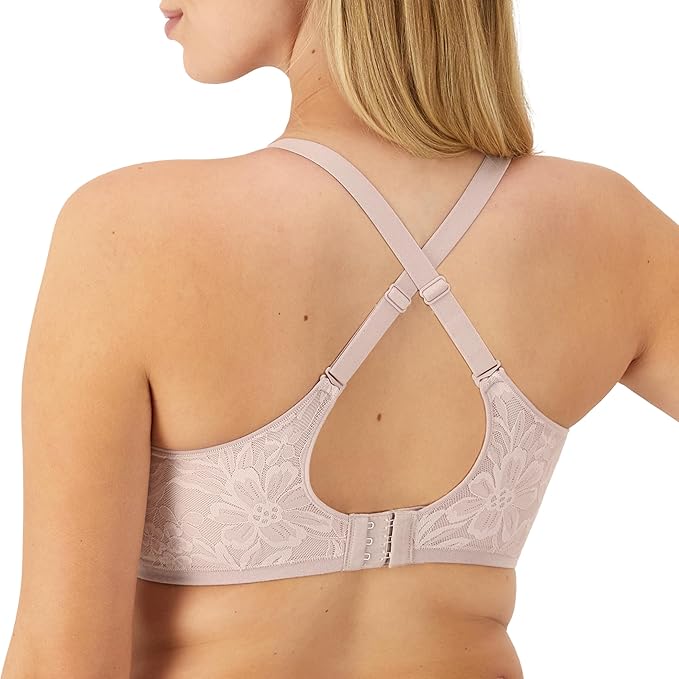 BALI Breathe Lace Underwire Bra Breathable 2-Ply Modal Bra BEIGE 38D