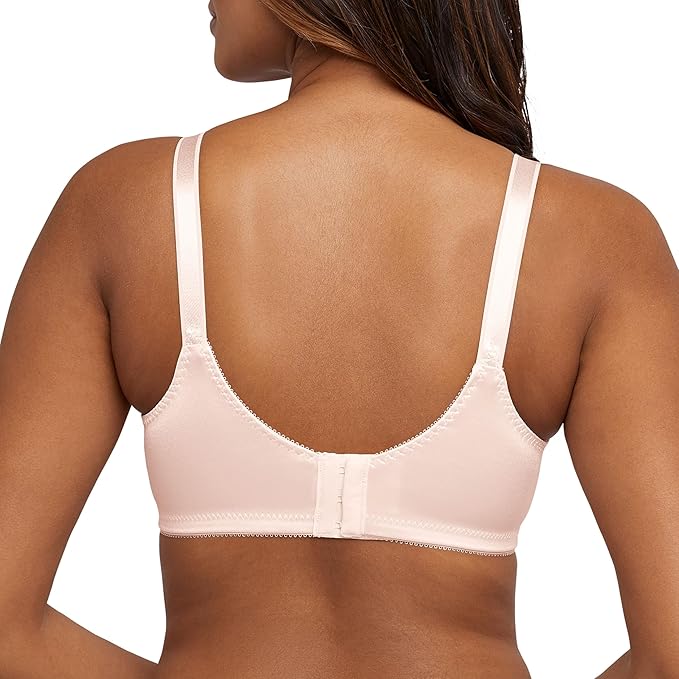 BALI Double Support Wireless Bra, Comfortsoft Full-coverage Wirefree PINK 40C