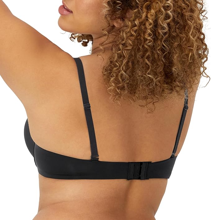 MAIDENFORM Demi Underwire Bra, One Fab Fit Lightly Padded BLACK 36A