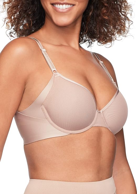WARNER'S Comfort Underwire Lightly Lined T-Shirt Bra TOASTED ALMOND 40C