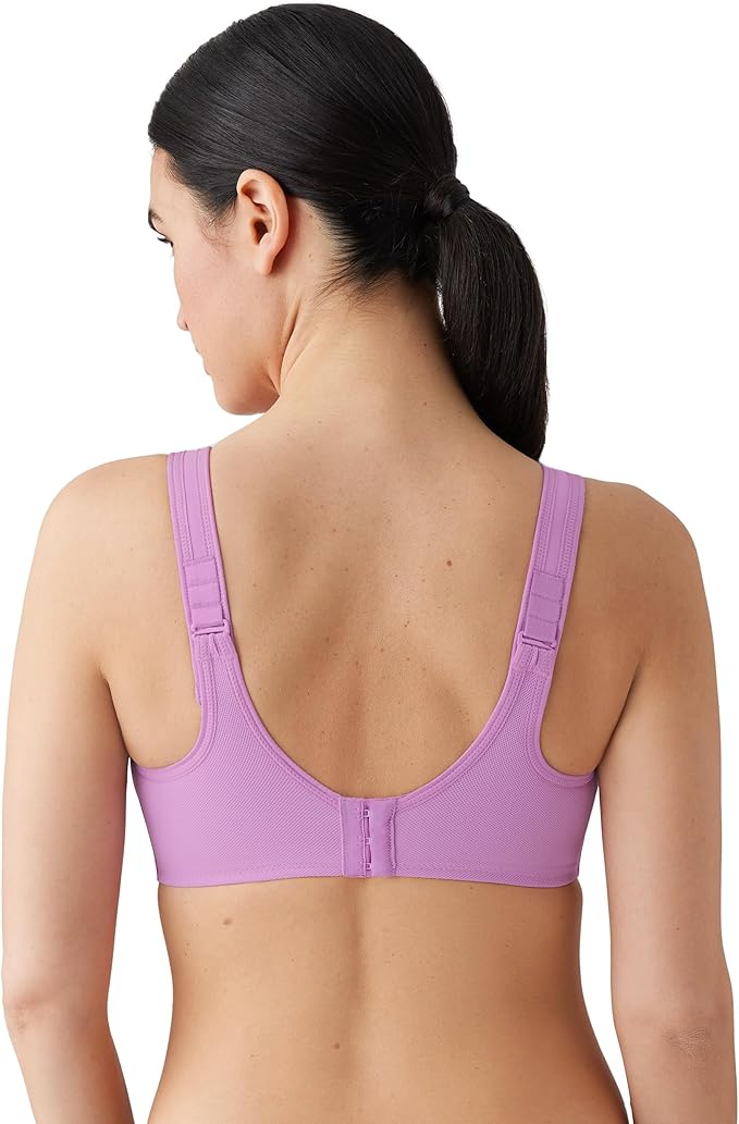 WACOAL Simone Sport Unlined Full Coverage Underwire Sports Bra PINK 34G