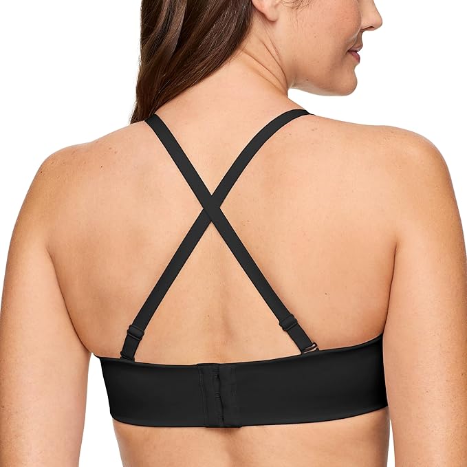 NWD WARNER'S Cloud 9 Super Soft Convertible Strapless Bra BLACK 40C