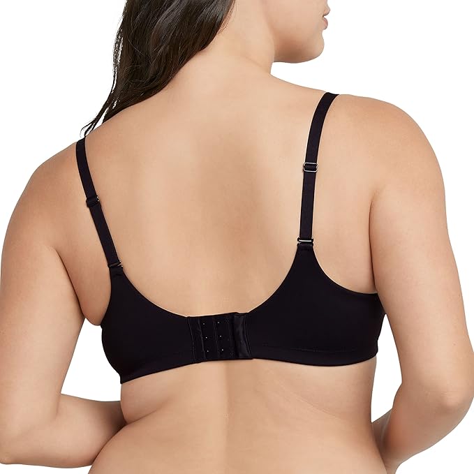 MAIDENFORM Pure Comfort Soft Support Wireless Bra BLACK M