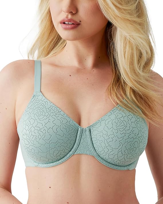 WACOAL Inside Job Unlined Underwire Bra ICEBERG GREEN 40DD
