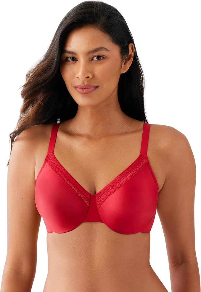WACOAL Perfect Primer Unlined Full Coverage Underwire Bra RED 38DD