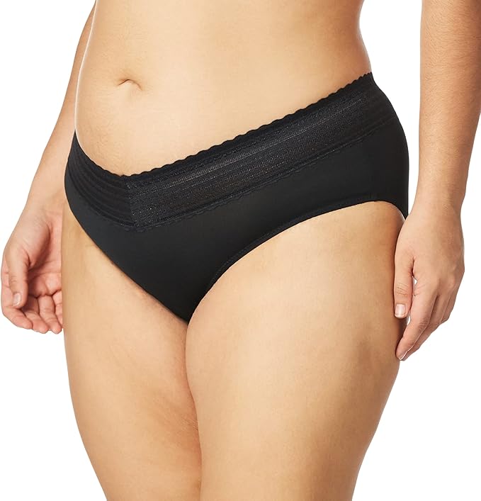 WARNER´S No Pinching No Problems Dig-free Comfort Waist Lace Microfiber BLACK M