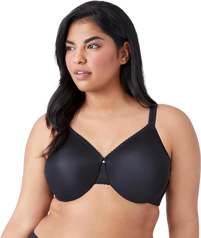 WACOAL Simple Shaping Unlined Full Coverage Minimizer Bra BLACK 36C