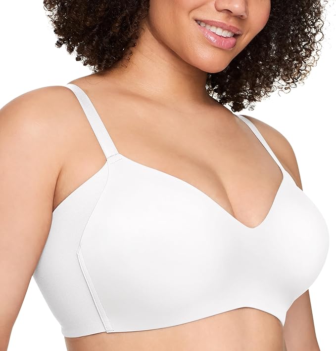 WARNER'S No Side Effects Underarm-Smoothing Wireless WHITE 36C