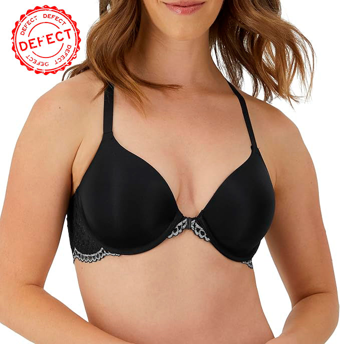 NWD MAIDENFORM Racerback Bra Shaping Support One Fab Fit Underwire BLACK 36D