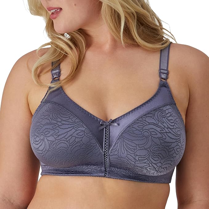 BALI Double Support Wireless, Lace Bra with Stay-in-Place Straps PRIVATE JET 36B