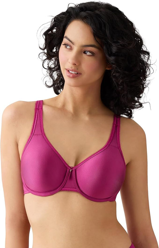 WACOAL Basic Beauty Unlined Underwire Full Coverage Bra BERRY FIZ 42C