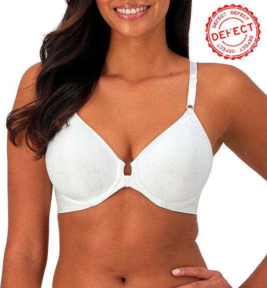 NWD BALI Comfort Revolution Front-Close T-Shirt Bra WHITE 36B