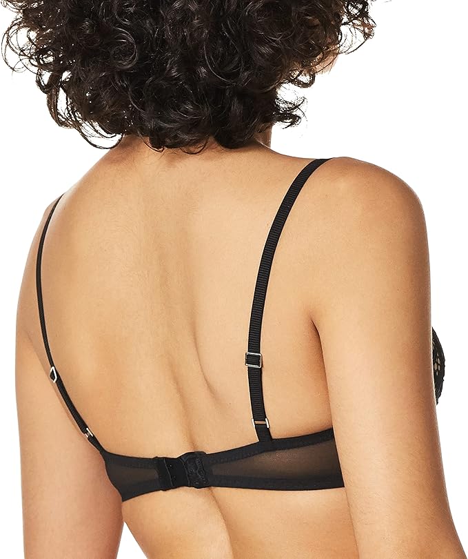 DKNY Classic Lace Unlined Demi Underwear BLACK 34A