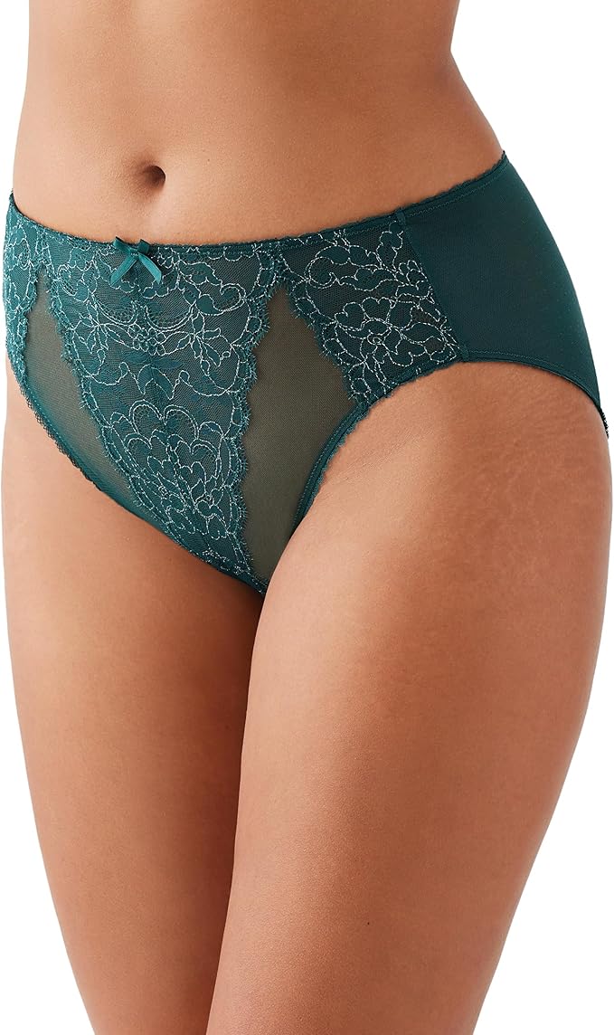 WACOAL Retro Chic Hi-Cut Brief Pant GREEN S