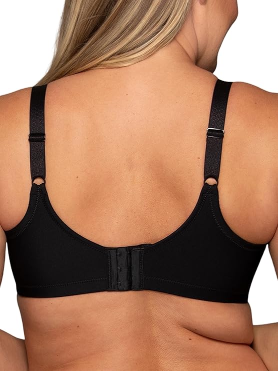 NWD VANITY FAIR Full Figure Beauty Back Smoothing Bra BLACK 44D