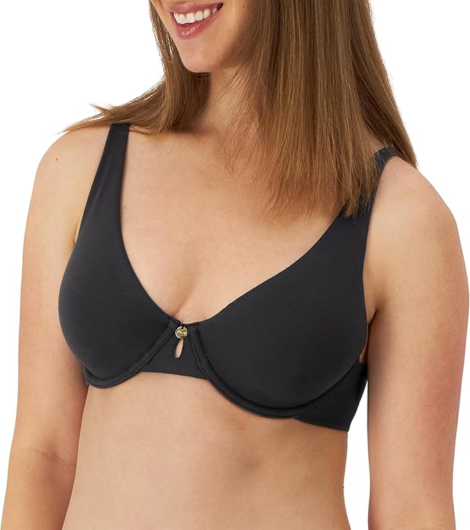 MAIDENFORM Everyday Luxe Full Coverage Convertible Underwire Bra BLACK 36A