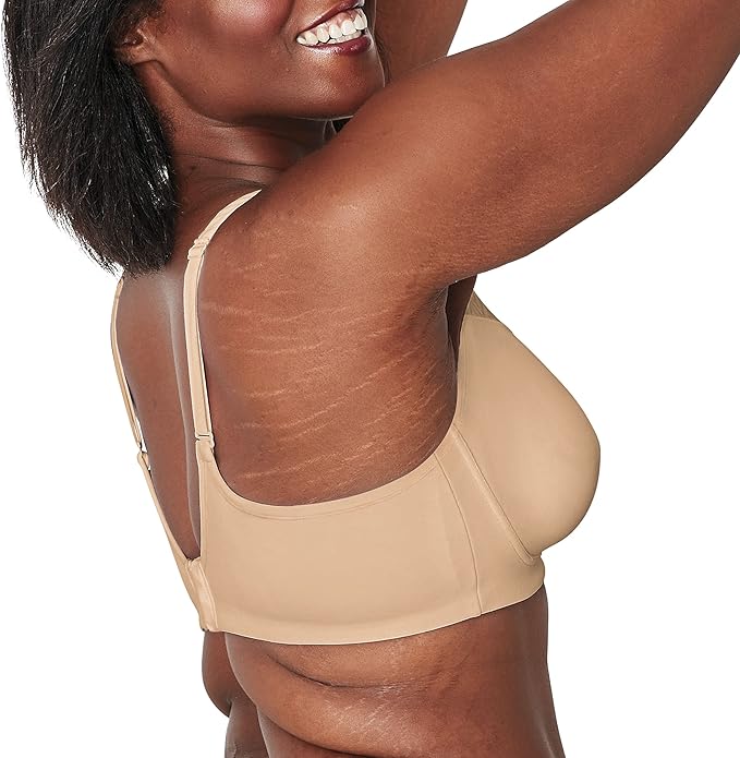PLAYTEX Bounce Control, Coverage Convertible Wireless T-Shirt TAUPE 38DDD