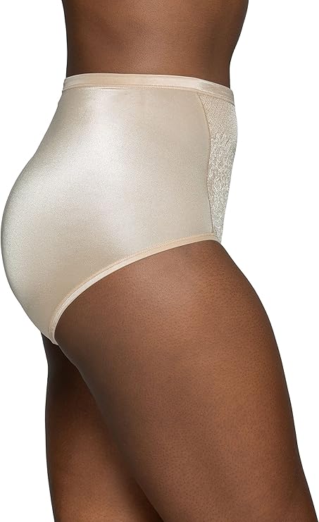 VANITY FAIR Smoothing Comfort Brief Panties DAMASK NEUTRAL XL