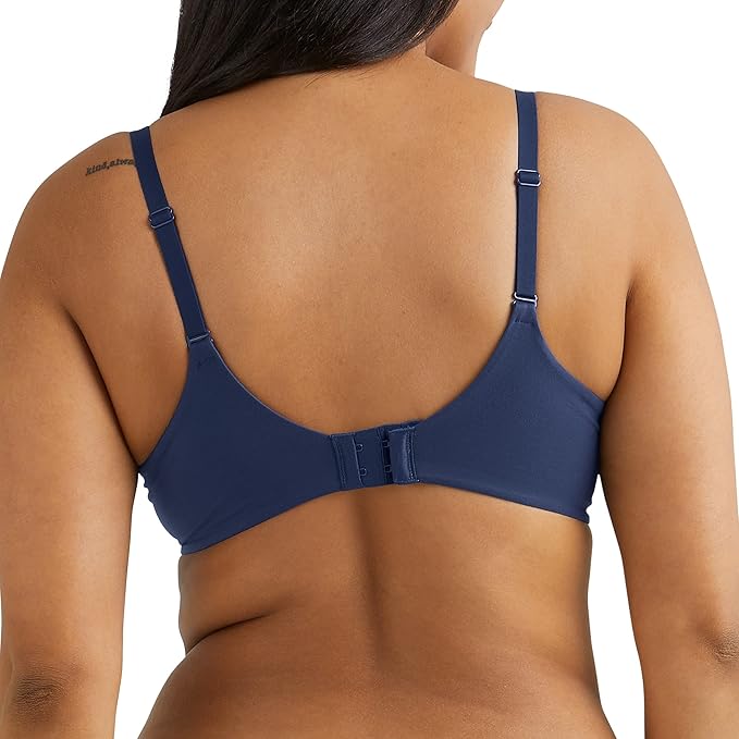 MAIDENFORM Push-Up Bra with Microfiber NAVY ECLIPSE 38D