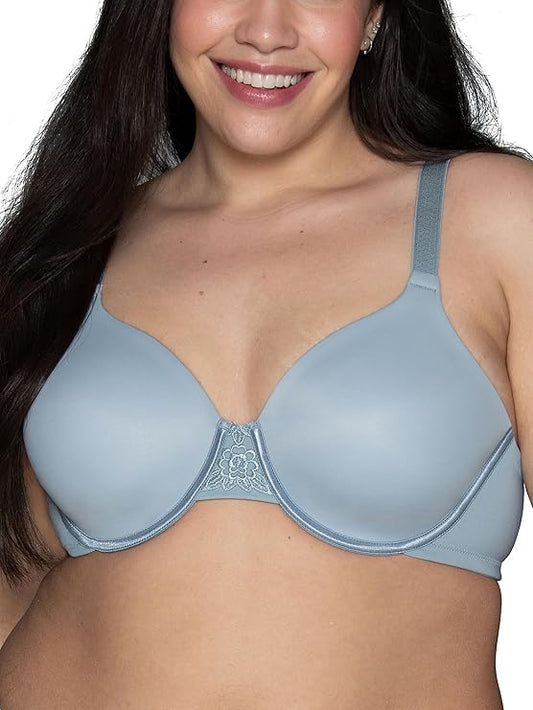 NWD VANITY FAIR Full Figure Beauty Back Smoothing Bra BLUE 42C