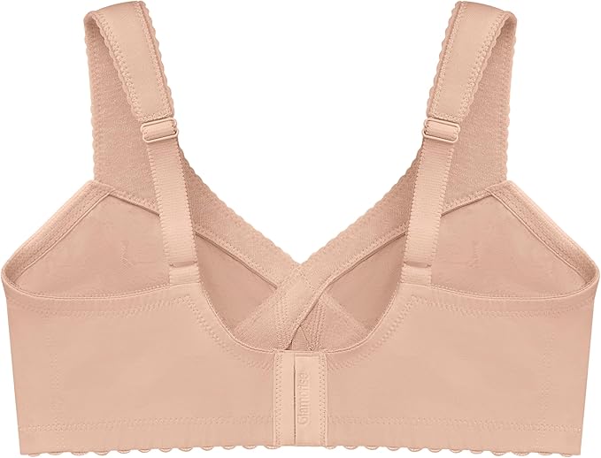 GLAMORISE MagicLift Cotton Support Bra Wirefree CAFÉ 36C