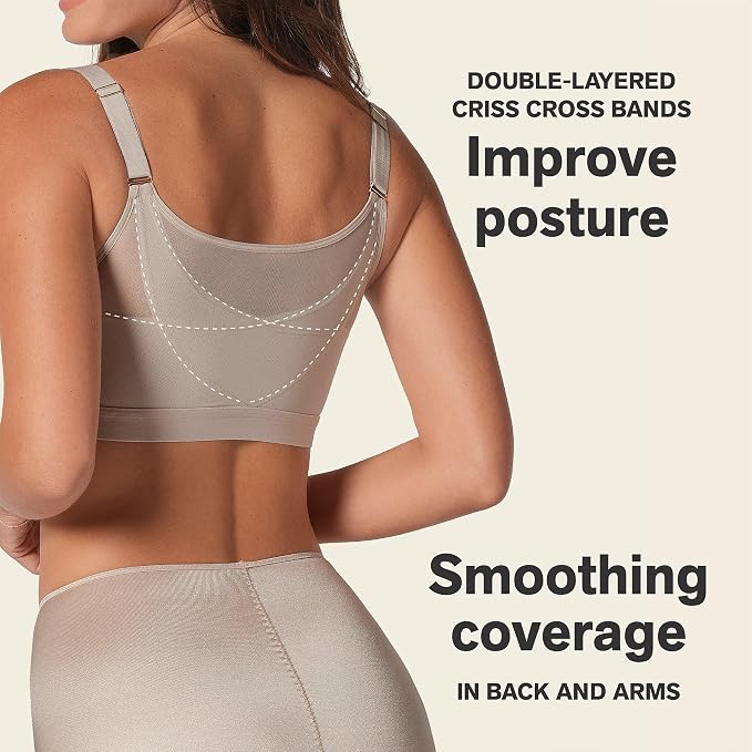 LEONISA Multi-Benefit – Posture Corrector Bra BEIGE 40C