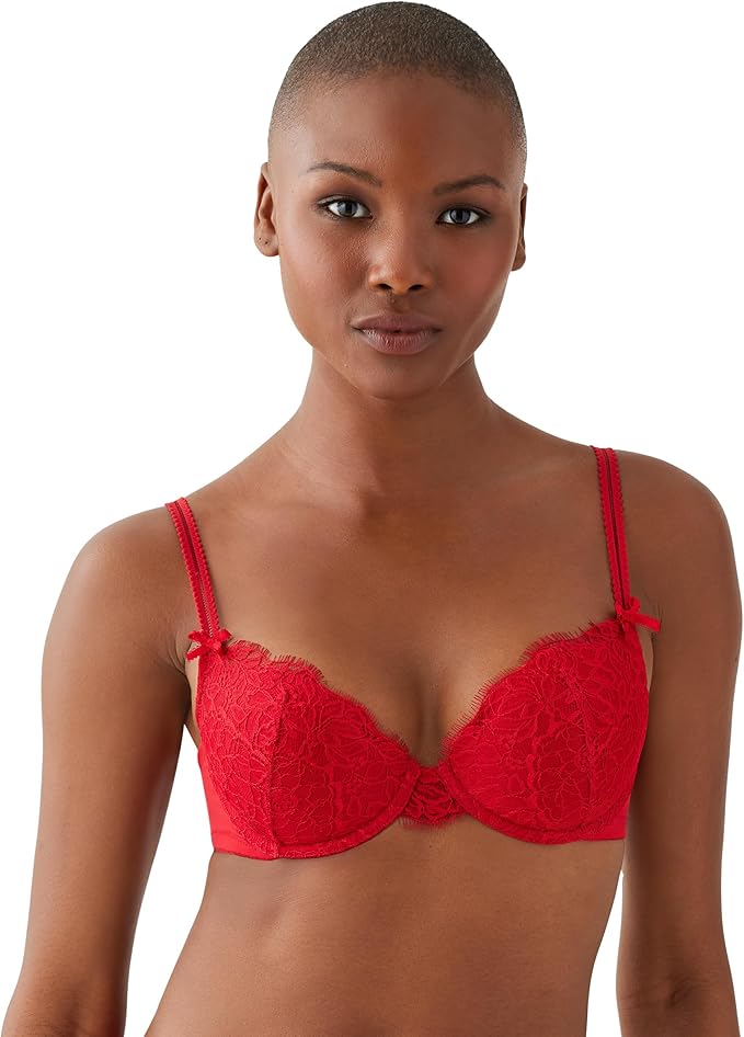 B.TEMPT´D Lace Demi Contour Underwire Bra RED 34D