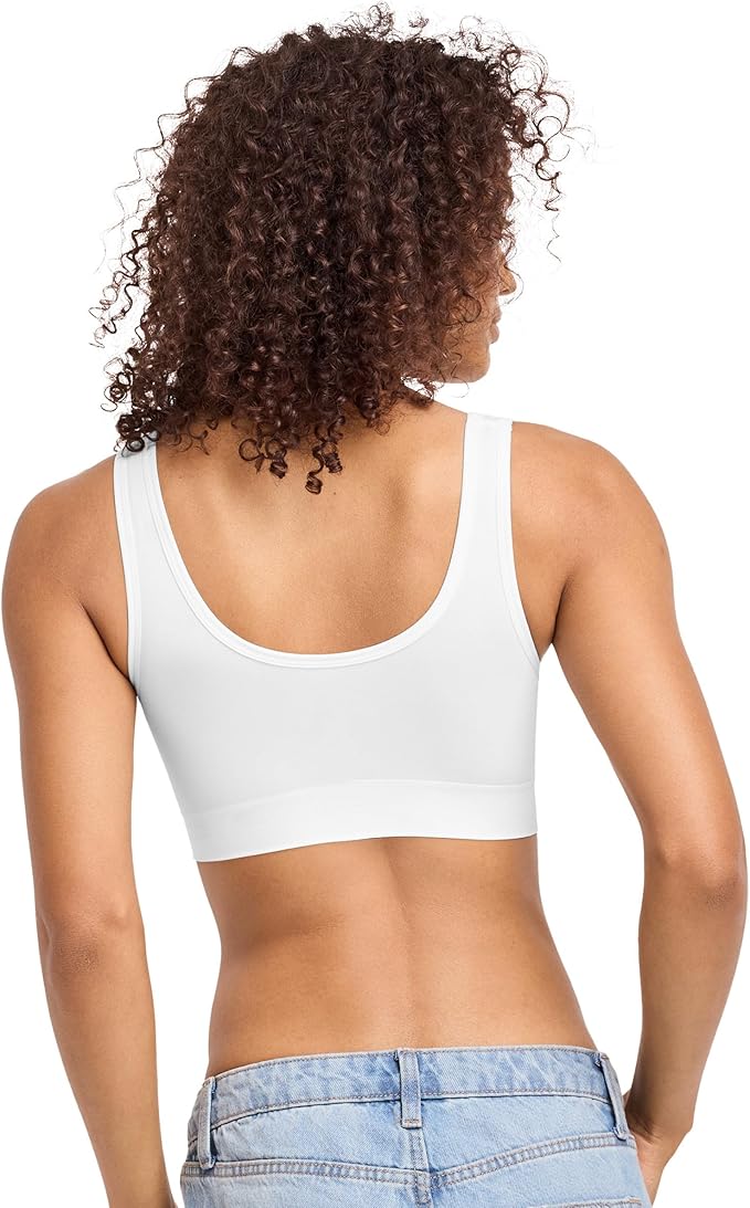 NWD JOCKEY Bra Seamfree Back Smoothing Bralette WHITE M