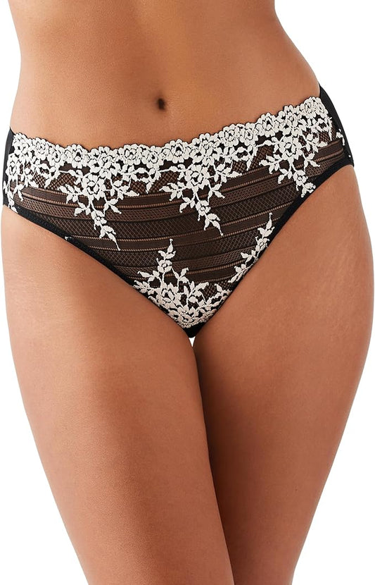 WACOAL Embrace Lace Hi-Cut Brief Panty BLACK XL