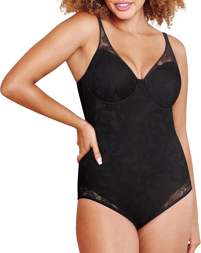 BALI Ultra Light Body Briefer Fajas Shapewear BLACK 38DD