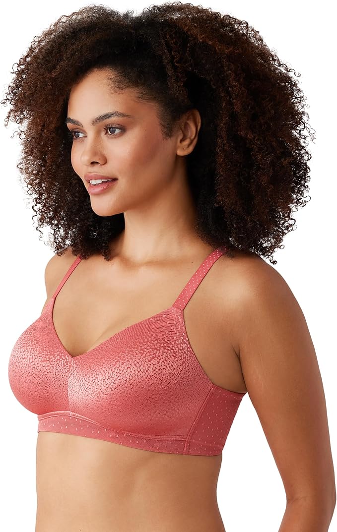 WACOAL Back Appeal Wire-Free Bra PINK 38DD