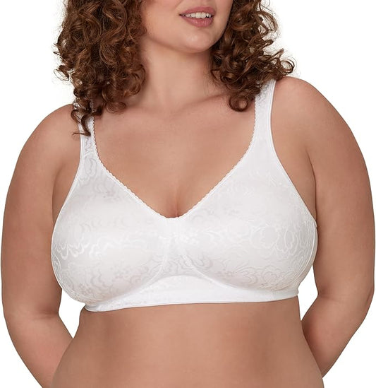 PLAYTEX 18 Hour Ultimate Lift and Support Wire Free Bra WHITE