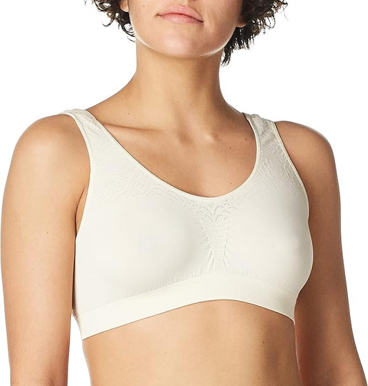 BALI Comfort Revolution Microfiber Crop Bra BEIGE MEDIUM