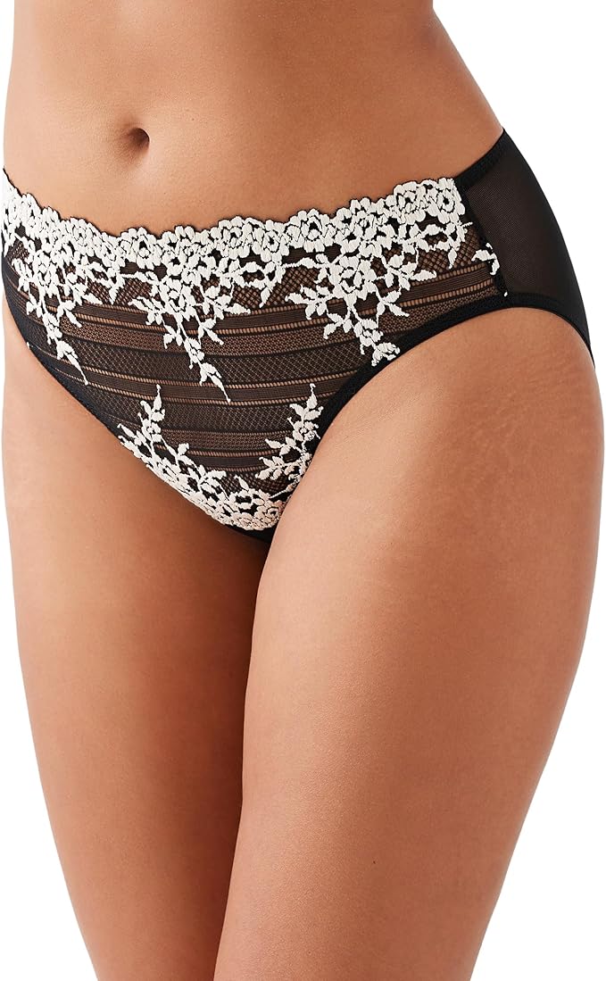 WACOAL Embrace Lace Hi-Cut Brief Panty BLACK XL