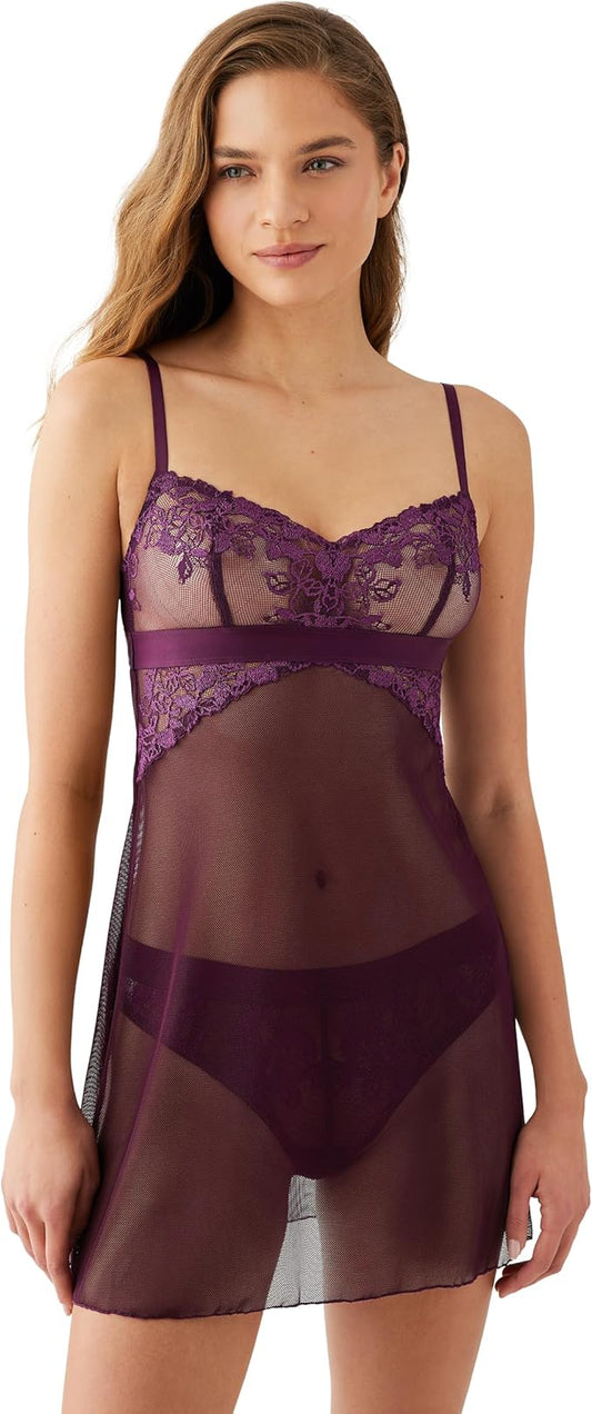 B.TEMPT`D Opening Act Chemise PURPLE L