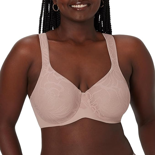 BALI Underwire Minimizer Bra Our Coolest Smoothing EVENING BLUSH 40DD