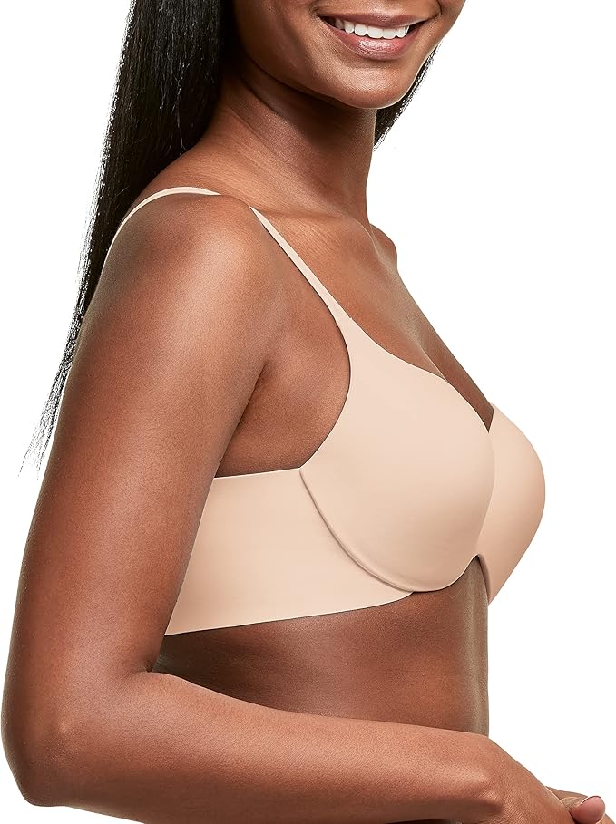 NWD MAIDENFORM Comfort Devotion Dreamwire Back Smoothing Underwire BEIGE 38DD