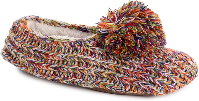 MIUK LUKS Ballerina Slippers RAINBOW S