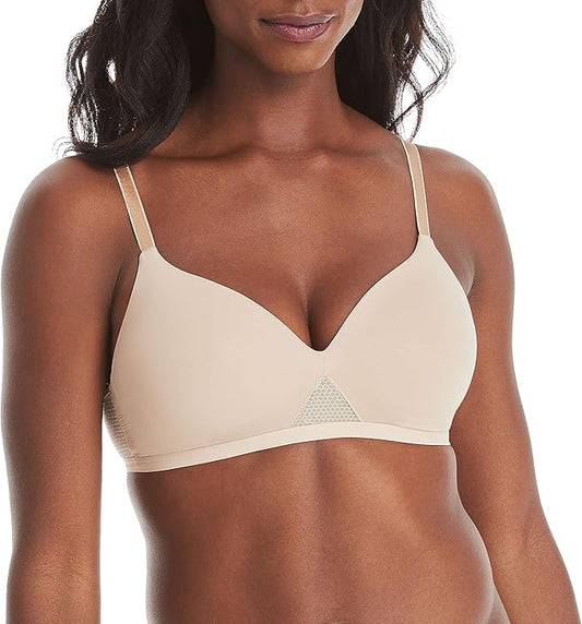 HANES Light Wireless T-Shirt Bra with ComfortFlex BEIGE L