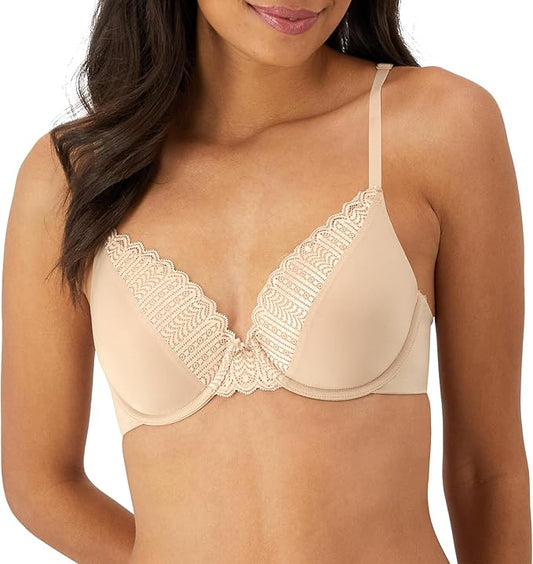 MAIDENFORM T-Shirt Bra Underwire Bra Full Coverage Bras ALMOND 34DD