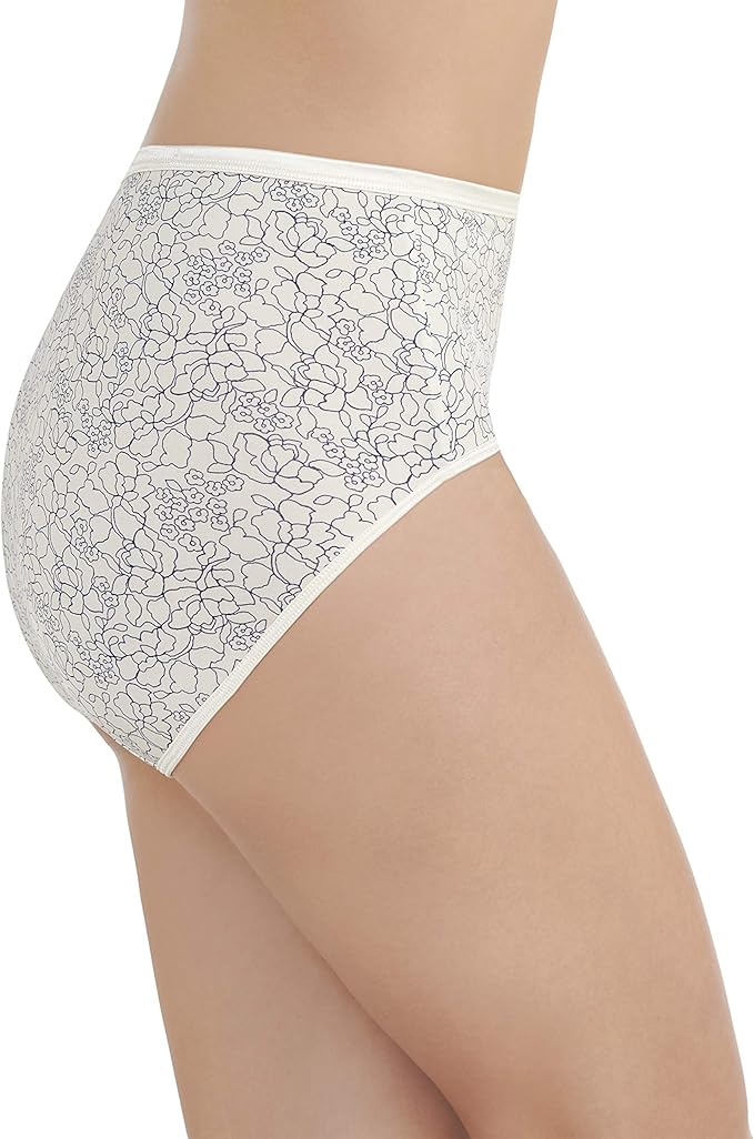 VANITY FAIR Illumination Brief Panties TRANQUIL LACE PRINT XL