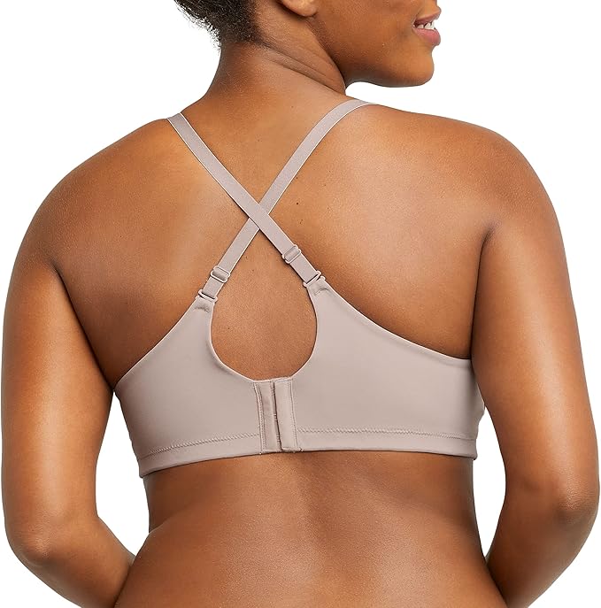 MAIDENFORM Pure Comfort Soft Support Wireless Lace Bralette NUDE L