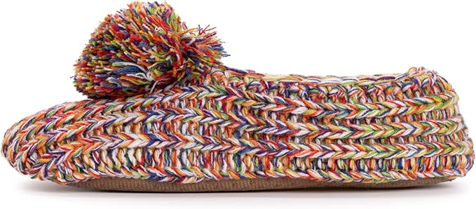 MIUK LUKS Ballerina Slippers RAINBOW S