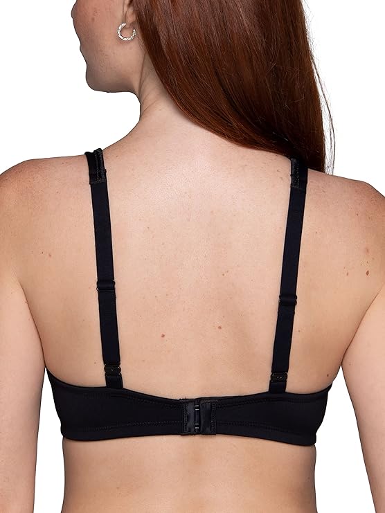 VANITY FAIR 2-Way Convertible Straps, Body Caress Full Coverage BLACK 38C