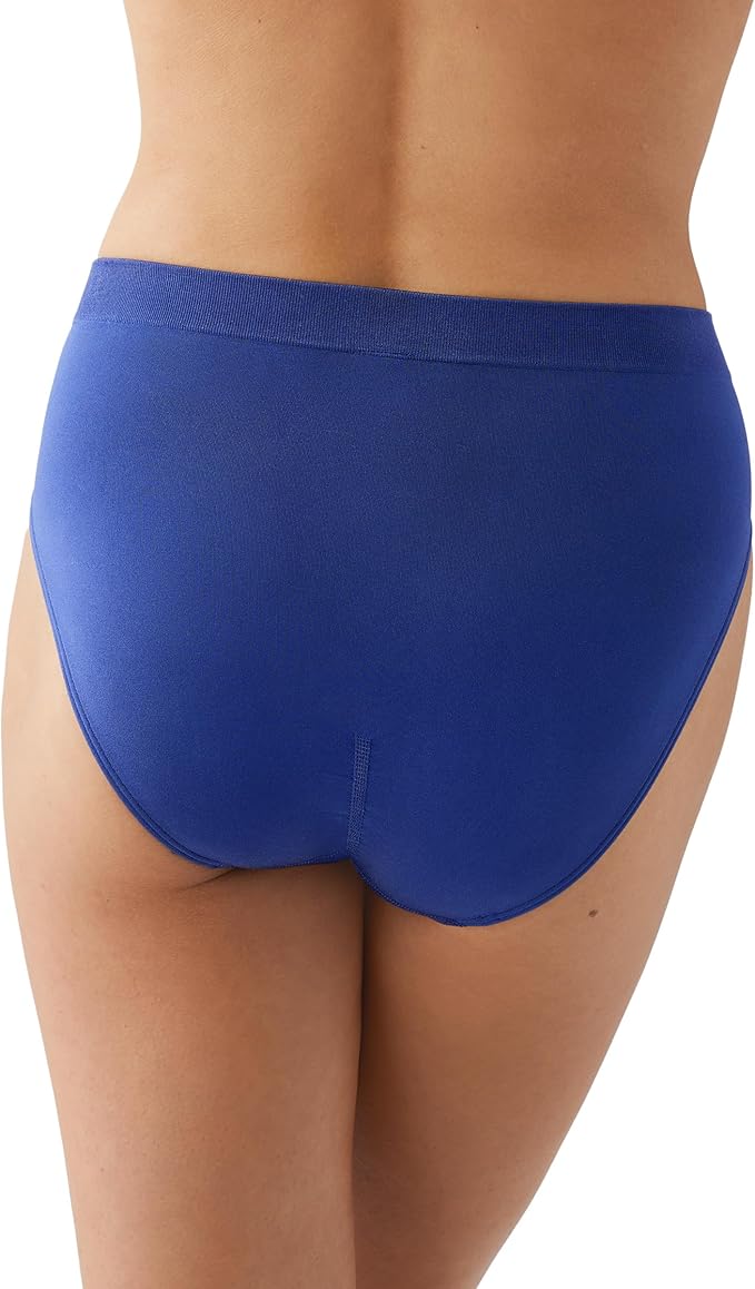 WACOAL B-Smooth Seamless Full Coverage Hi-Cut Brief Panty SKIPPER BLUE 3XL