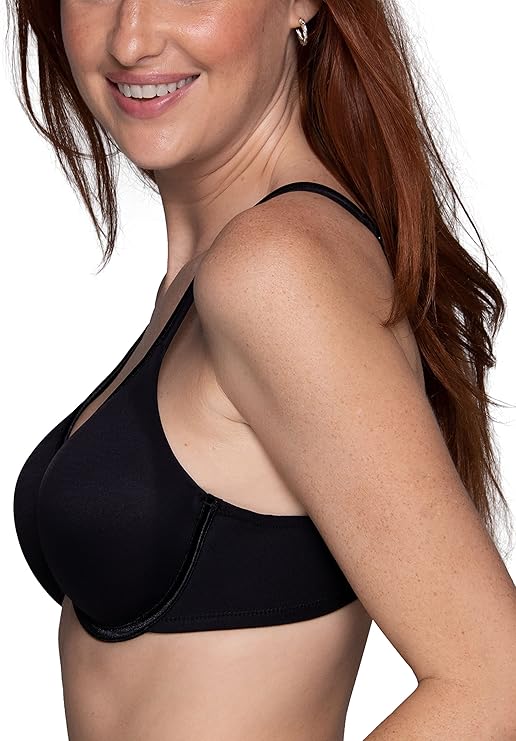 VANITY FAIR Bra with 2-Way Convertible Straps BLACK 38C