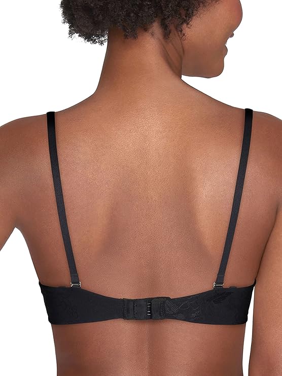 VANITY FAIR Push Up Bra Adds Up to One Full Cup Size Underwire BLACK 38C